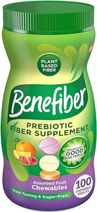 Benefiber Chewable Prebiotic Fiber Supplement Tablets for Digestive Health, Assorted Fruit Flavors - 100 Count in Pakistan