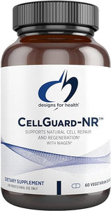Designs for Health CellGuard-NR - NAD+ Supplement - Nicotinamide Riboside Chloride with Resveratrol + Pterostilbene to Support Cellular Repair & Healthy Aging (60 Vegan Capsules) in Pakistan