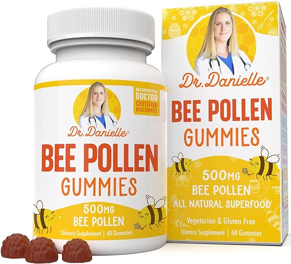 Bee Pollen Gummies by Dr. Danielle, Best Bee Pollen Gummy Supplement, 500mg in Pakistan in Pakistan