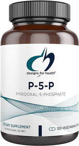 Designs for Health P-5-P - 50mg Vitamin B6 (P5P Pyridoxal-5-Phosphate) Supplement - Non-GMO, Vegan B-6 (120 Capsules) in Pakistan