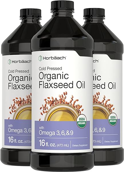 Organic Flaxseed Oil | 3 Pack | 16 fl oz Each in Pakistan