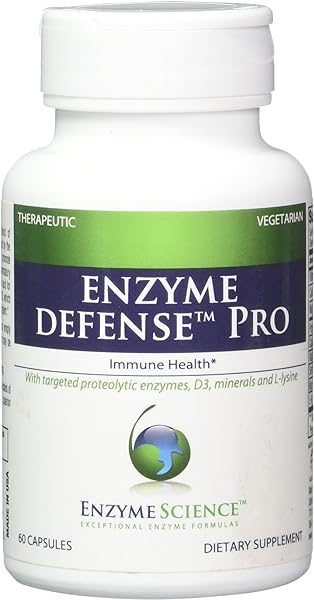 Enzyme Defense Pro, 60 Capsules–Immunity Support Supplement – Formulated with Vitamin D3, L-Lysine, Calcium, and Protease–Enzyme Digestion Support –Immune System in Pakistan