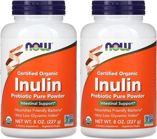 NOW Inulin Prebiotic Fos, 8-Ounces (Pack of 2 in Pakistan