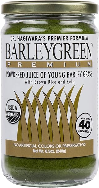 Dr. Hagiwara's Original BARLEYGREEN Premium w/Kelp - Organic Barley Grass Juice Powder 8.5oz (240g) - 40 Servings in Pakistan in Pakistan