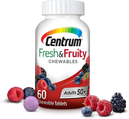 Centrum Chewable Multivitamin for Kids, Multivitamin/Multimineral Supplement with Antioxidants and Vitamins C and E, Cherry/Orange/Fruit Punch Flavor - 80 Count