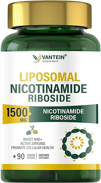 vantein Liposomal Nicotinamide Riboside (NR) Supplement 2000mg, with TMG and Pterostilbene for Supports Skin Health, Healthy Aging, Boost NAD+ Levels, Muscle Health, Promotes Immune - 90 Softgels in Pakistan