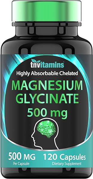 Magnesium Glycinate 500mg Per Capsule - 120 C in Pakistan