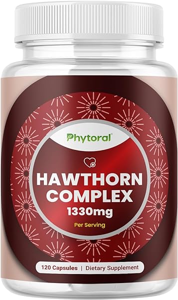 Extra Strength Hawthorn Berry Capsules - Hawthorn Supplement for Heart Health for Men and Women - Potent 4:1 Extract Hawthorn Berry Heart Vitamins - Non-GMO Herbal Heart Health Supplement 120 Capsules in Pakistan in Pakistan