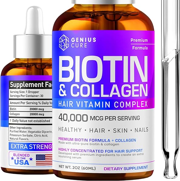 Genius Biotin & Collagen Hair Growth Support  in Pakistan