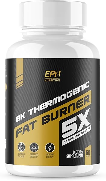 8K Thermogenic Fat Burner 5X | #1 New Weight Loss Supplement to Reduce Fat, Suppress Appetite, Boost Metabolism, Increase Energy w/Raspberry Ketone, Garcinia Cambogia, Green Tea + More - 60 Pills in Pakistan in Pakistan