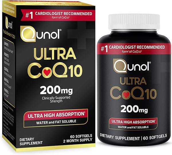Qunol CoQ10 200mg Softgels, Ultra CoQ10 - Ult in Pakistan