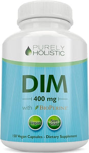 DIM Supplement 400mg Plus Bioperine - 150 Vegan Capsules - 5 Month Supply - Hormone Balance for Women & Men - High Strength Diindolylmethane in Pakistan