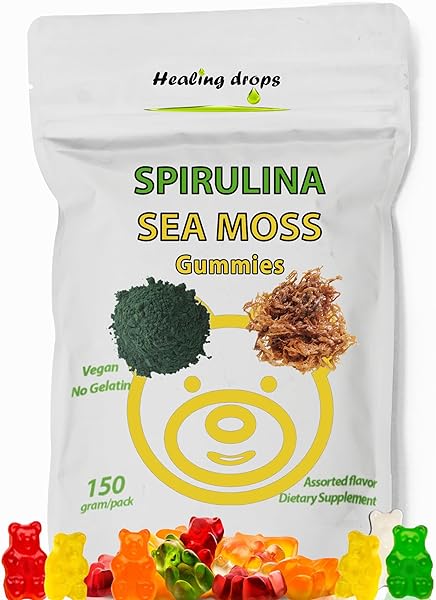 Spirulina Gummies Sea Moss Gummies - Superfoo in Pakistan