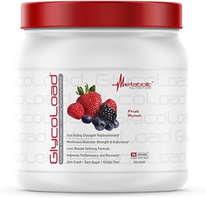 Metabolic Nutrition, Glycoload, 100% Micronized Cyclic Cluster Dextrin Carbohydrate Powder, Muscle Glycogen Loading Carbohydrate, Pre Intra Post Workout Supplement, Fruit Punch, 600 gm (30 ser) in Pakistan