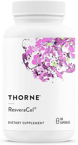 Thorne ResveraCel - Nicotinamide Riboside with Quercetin Phytosome and Resveratrol - Support Healthy Aging, Methylation, Cellular Energy Production and Metabolism - 60 Capsules - 30 Servings in Pakistan
