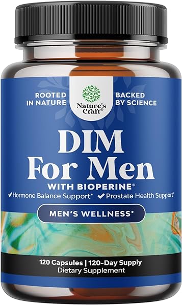 Advanced Diindolylmethane DIM Supplement for Men - Estrogen Blocker for Men with DIM 200mg Panax Ginseng Grapeseed Astragalus & BioPerine - Aromatase Inhibitor DIM Complex for Hormone Balance for Men in Pakistan