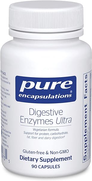 Pure Encapsulations Digestive Enzymes Ultra - Aids Digestion of Protein, Carbs, Fat & More* - 90 Capsules in Pakistan