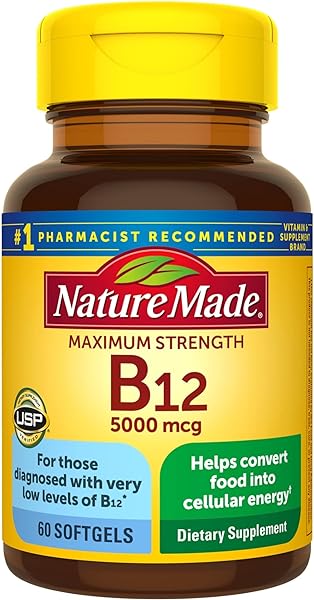 Nature Made Maximum Strength Vitamin B12 5000 in Pakistan