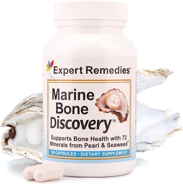 Marine Calcium Supplement for Bone Density, 3.5X More Absorbable Pearl Calcium & Marine Algae, with Magnesium, Vitamin D3 K2 & More, Organic, Holistic Alternative, Astronaut Endorsed - 30 Days Supply in Pakistan