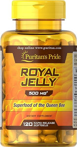Puritan's Pride Royal Jelly 500 mg-120 Softgels (Packaging May Vary) in Pakistan