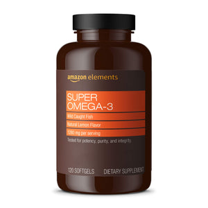 Amazon Elements Super Omega-3 with Natural Lemon Flavor, Supplement in Pakistan