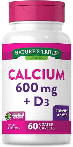 Calcium 600mg with Vitamin D3 | 60 Count | Ca in Pakistan