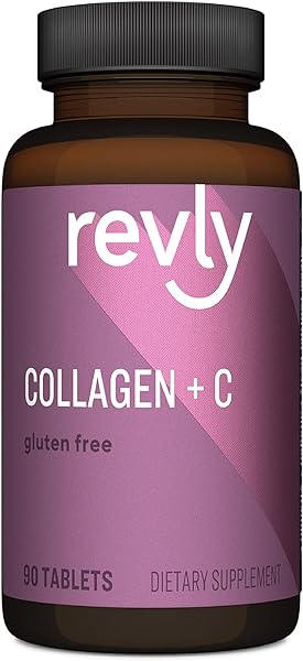 Amazon Brand - Revly Vitamin C, 2500 mg Collagen Peptides per Serving, 90 Tablets, 1 Month Supply in Pakistan