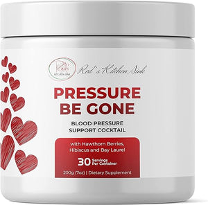 Pressure Be Gone Blood Pressure Supplement - stimulates Nitric Oxide Production - Made with Hibiscus, Hawthorne Berry, Bay Leaf, Ginger & More in Pakistan