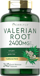 Carlyle Valerian Root Capsules | 240 Count | Herb Extract Supplement | Non-GMO, Gluten Free in Pakistan
