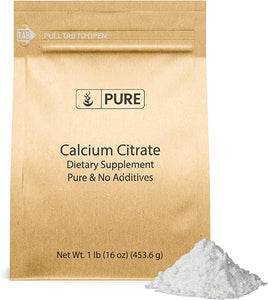 Pure Original Ingredients Calcium Citrate (1lb) Calcium Supplement, No Additives or Fillers in Pakistan