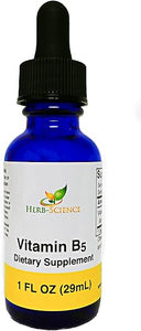 Vitamin B5 Drops Pantothenic Acid, Alcohol-Free Liquid Extract Maintain Healthy Hormones, Support Heart Health, Help Keep Skin and Hair Healthy and Support Immune System - Herb-Science in Pakistan