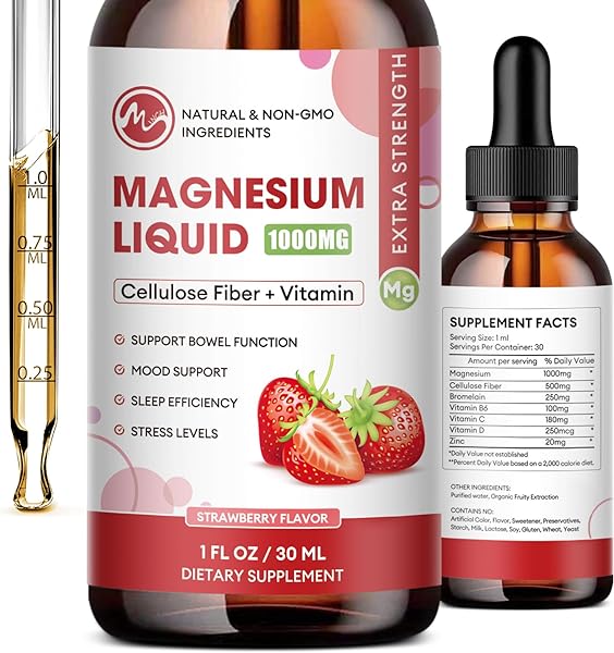 (2 Pack) Magnesium Glycinate Supplement, Liqu in Pakistan