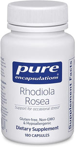 Pure Encapsulations Rhodiola Rosea | Hypoallergenic Supplement to Moderate Occasional Physical Stress and Discomfort | 180 Capsules in Pakistan