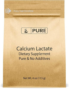 Pure Original Ingredients Calcium Lactate (4oz) Calcium Supplement, Electrolyte, Non-GMO in Pakistan