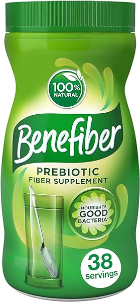 Benefiber Daily Prebiotic Dietary Fiber Supplement Powder for Digestive Health, 100% Natural, Clear and Taste-Free, 38 servings / 5.4 ounces in Pakistan