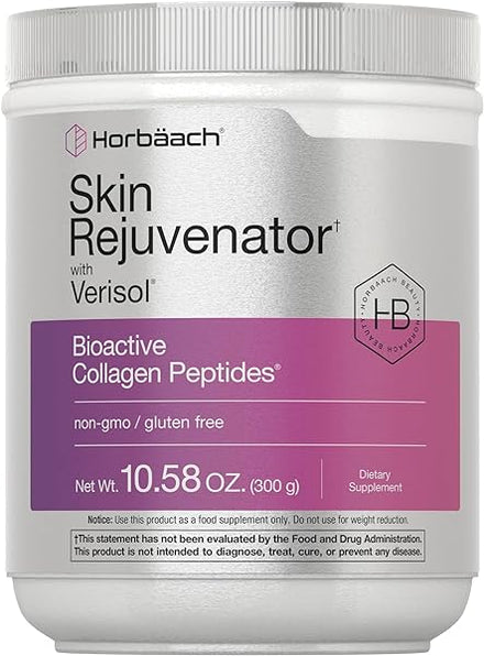 Skin Rejuvenator with Verisol 10.58 oz | Bioactive Collagen Peptide Powder | Types I and III | Non GMO, Gluten Free Supplement | by Horbaach in Pakistan