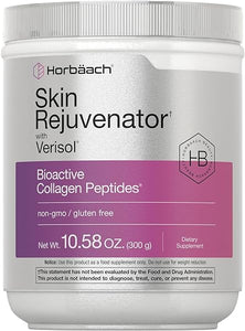 Skin Rejuvenator with Verisol 10.58 oz | Bioactive Collagen Peptide Powder | Types I and III | Non GMO, Gluten Free Supplement | by Horbaach in Pakistan