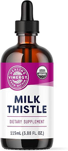 Vimergy USDA Organic Milk Thistle Extract, 57 Servings – Healthy Liver Support Supplement Drops – Liquid Milk Thistle Tincture – No Alcohol Added - Non-GMO, Vegan & Paleo (115 ml) in Pakistan