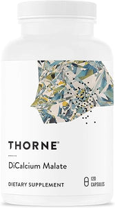 Thorne Calcium - (Formerly DiCalcium Malate) - Chelated Calcium for Enhanced Absorption with DimaCal for Bone Density Support - 120 Capsules in Pakistan