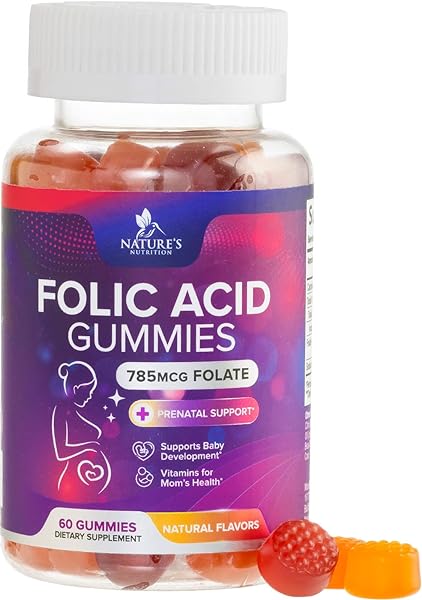 Folic Acid Gummies for Women 785 mcg, Essenti in Pakistan