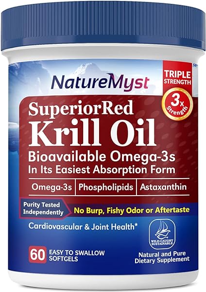 Krill Oil, Professional Grade 60 Liquid Softgels, Non-GMO, Gluten Free, Made in The USA in Pakistan in Pakistan