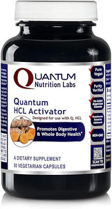 QNL Quantum HCL Activator - Vegan Digestive Enzymes for Women & Men - Contains Pepsin - Organic Digestion Supplement - 90 Plant-Based Capsules in Pakistan