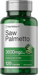 Saw Palmetto Extract | 120 Capsules | Non-GMO and Gluten Free Formula | from Saw Palmetto Berries | by Horbaach in Pakistan