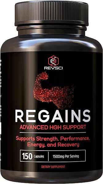 Regains HGH Supplements for Men & Women - Natural GH Boost, HGH Human Growth Hormone Supplements for Men, Anabolic Muscle Builder for Men, Muscle Growth Growth Hormone for Men, 150 Protein Pills in Pakistan in Pakistan