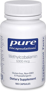 Pure Encapsulations Methylcobalamin 1,000 mcg - Vitamin B12 Supplement to Support Memory & Nerve Health - Premium Vitamin B12 Capsules - 180 Capsules in Pakistan