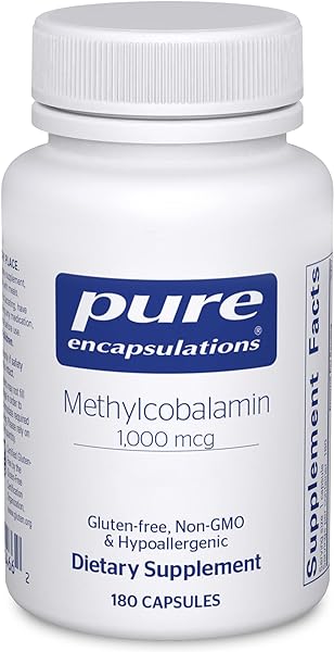 Pure Encapsulations Methylcobalamin 1,000 mcg - Vitamin B12 Supplement to Support Memory & Nerve Health - Premium Vitamin B12 Capsules - 180 Capsules in Pakistan