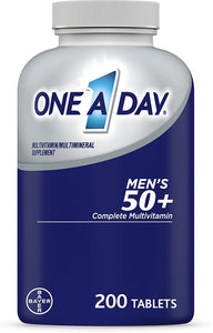One A Day Men’s 50+ Healthy Advantage Multivitamin, Supplement with Vitamins A, C, E, B6, B12, Calcium and Vitamin D, 200 Count