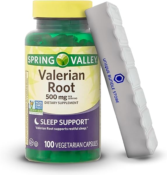 Spring Valley, Valerian Root Capsules, 500 mg 100 Count, Valerian Root Sleep Aid, Dietary Supplement + 7 Day Pill Organizer Included (Pack of 1) in Pakistan in Pakistan