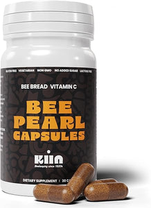 Bee Bread Capsules - Fermented Bee Pollen Immunity & Metabolism Supplement, 100% Natural Superfood, Vitamin B Group, Antioxidants, Omega 3 6 9 in Pakistan