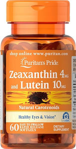 Puritan's Pride Zeaxanthin 4mg with Lutein 10mg, Supports Healthy Eyes and Vision*, 60 ct in Pakistan